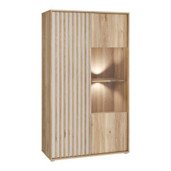 Witryna do salonu 93 cm Arank | dąb mauvella