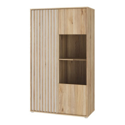 Witryna do salonu 93 cm Arank | dąb mauvella
