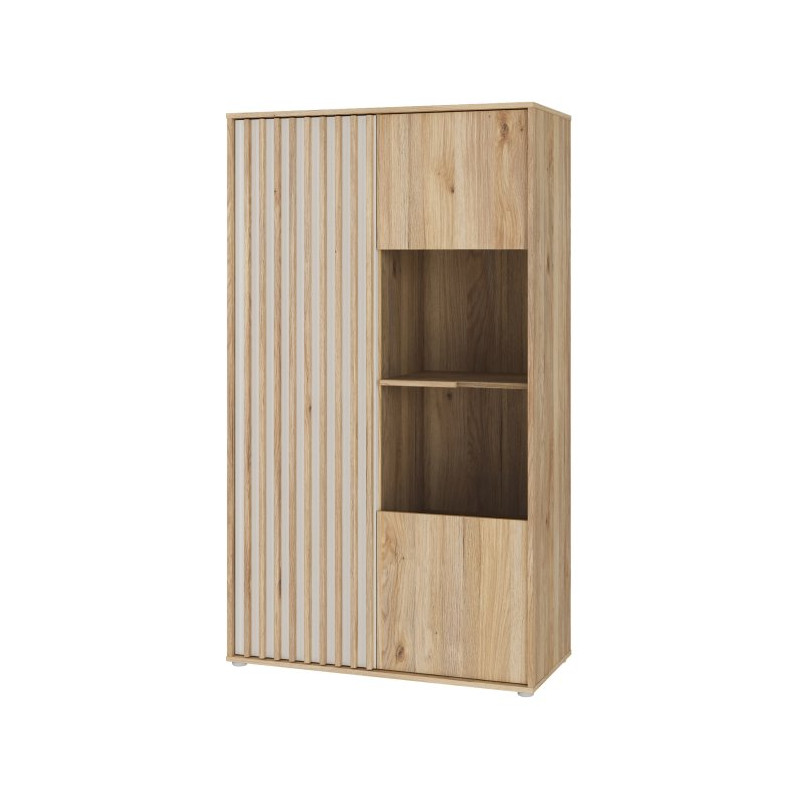 Witryna do salonu 93 cm Arank | dąb mauvella