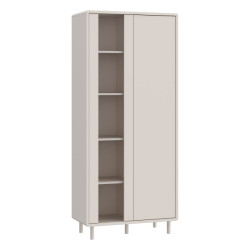 Witryna dwudrzwiowa 85 cm Playly do salonu | kolor piaskowy