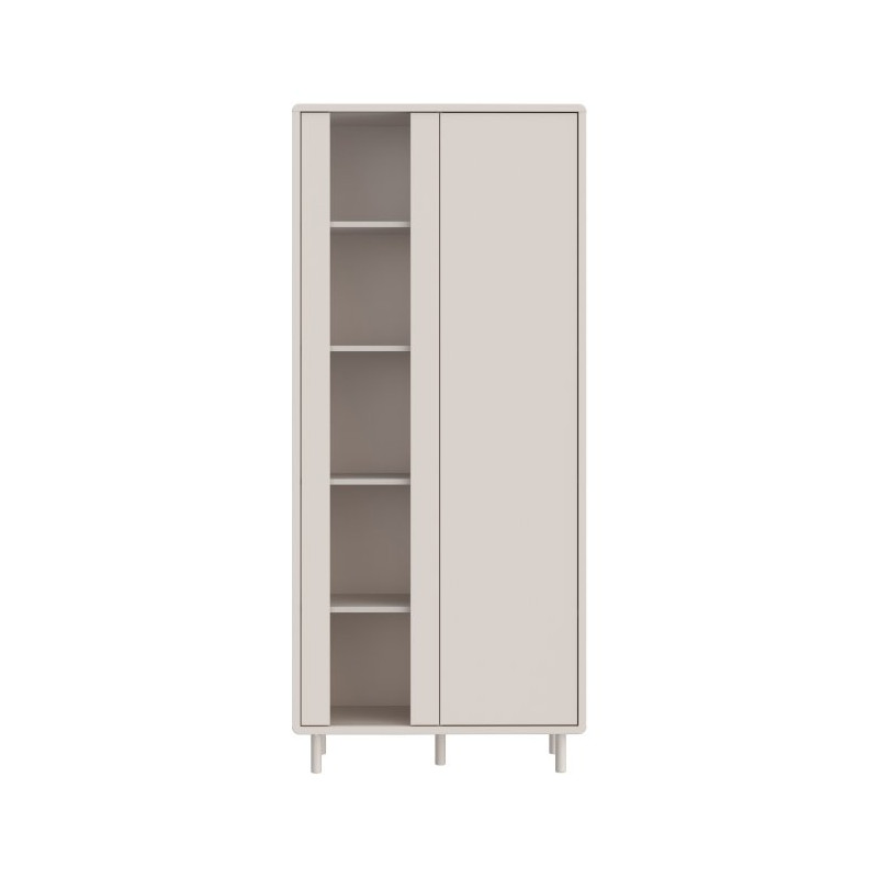 Witryna dwudrzwiowa 85 cm Playly do salonu | kolor piaskowy