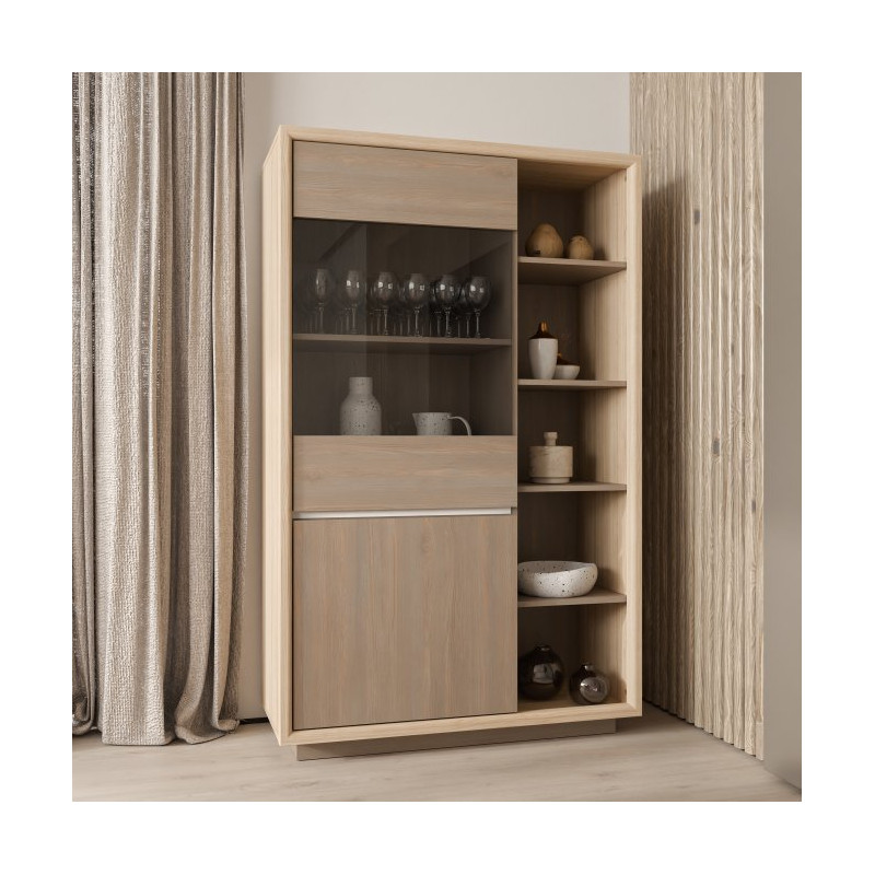 Witryna 160 cm Ficar FCRV622LB – z oświetleniem LED