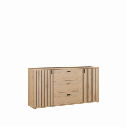 Komoda do salonu 160 cm Verniq dąb dziki naturalny