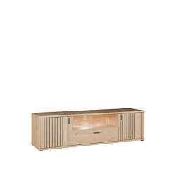Szafka RTV 160 cm Verniq VRQT131 – z oświetleniem LED