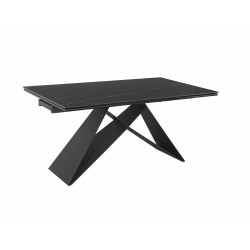 Stół ceramiczny Westin Ceramic sahara noir/czarny mat(160-240)x90