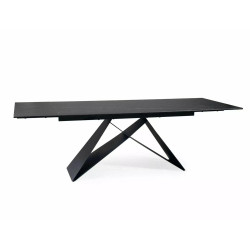 Stół ceramiczny Westin Ceramic sahara noir/czarny mat(160-240)x90