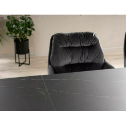 Stół ceramiczny Westin Ceramic sahara noir/czarny mat(160-240)x90