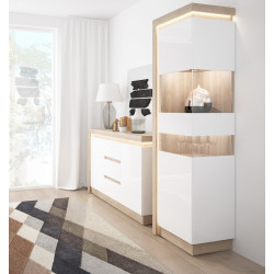 Komoda Lyon jasny Typ LYOK01 2D - 3S Meble Wójcik Kolekcja Lyon