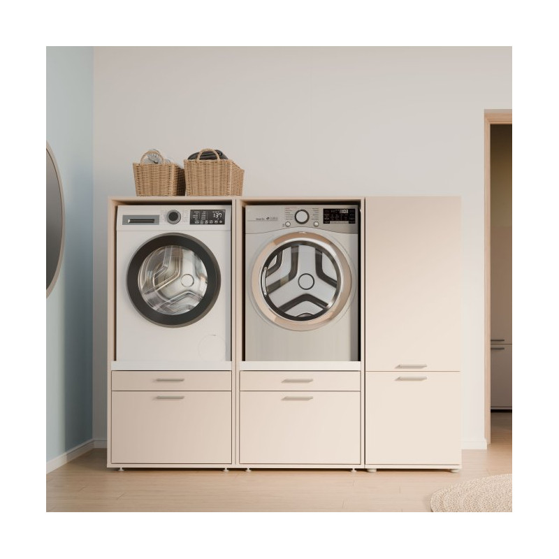 Nadstawka 50 cm Washcab WCBR058 do łazienki – beż piaskowy