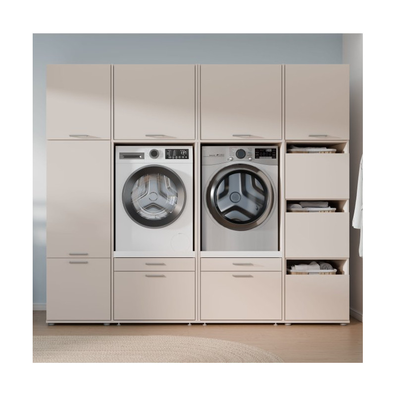 Nadstawka 50 cm Washcab WCBR058 do łazienki – beż piaskowy