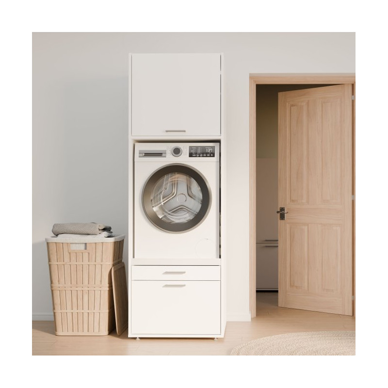Nadstawka do szafki 50 cm Washcab WCBR058 do łazienki – biały