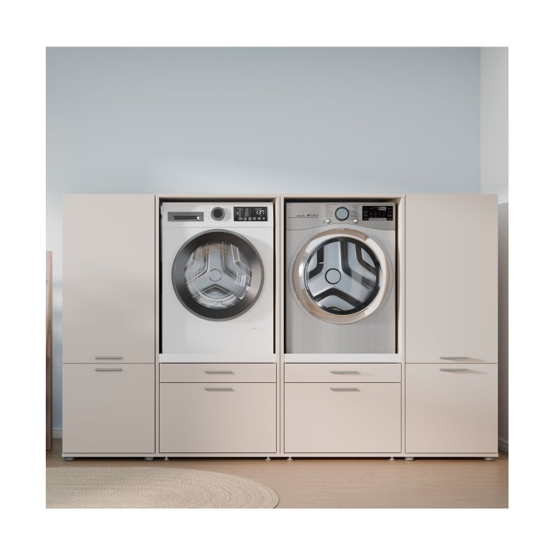 Szafka wysoka 50 cm Washcab WCVR142 – beż piaskowy