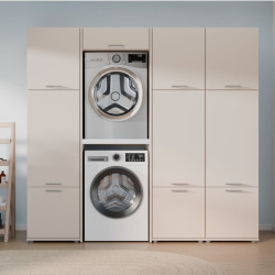 Szafka wysoka 50 cm Washcab WCVR142 – beż piaskowy