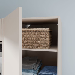 Szafka wysoka 50 cm Washcab WCVR142 – beż piaskowy