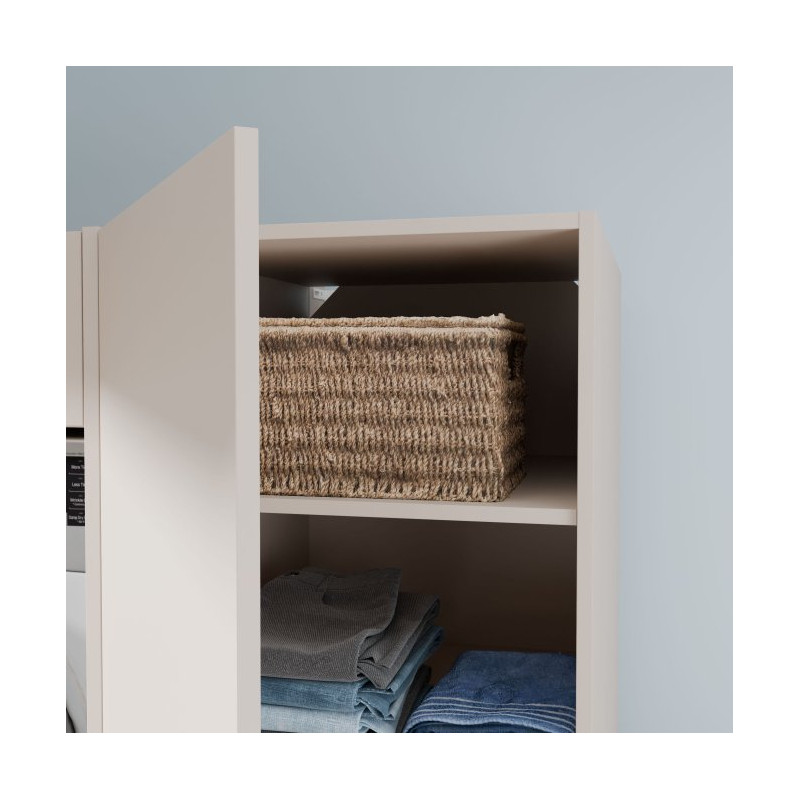 Szafka wysoka 50 cm Washcab WCVR142 – beż piaskowy