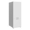Szafka wysoka z półkami 50 cm Washcab WCVR142 biały