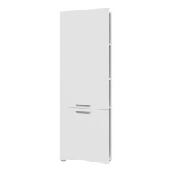 Biała szafka wysoka 50 cm Washcab WCVR142 do łazienki