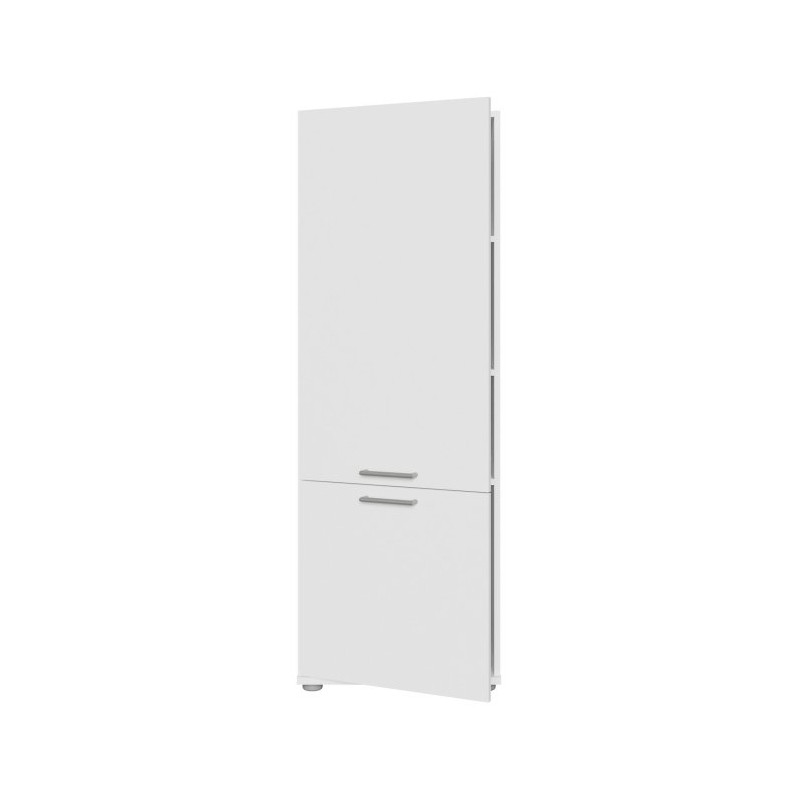 Biała szafka wysoka 50 cm Washcab WCVR142 do łazienki