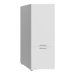 Biała szafka wysoka 50 cm Washcab WCVR142 do łazienki