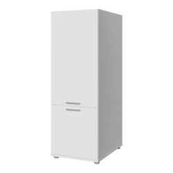 Biała szafka wysoka 50 cm Washcab WCVR142 do łazienki