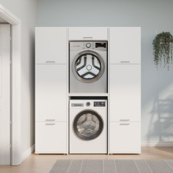 Biała szafka wysoka 50 cm Washcab WCVR142 do łazienki