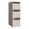 Wąska szafka 50 cm do łazienki Washcab WCWM142 beż piaskowy