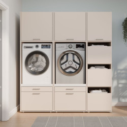Wąska szafka 50 cm do łazienki Washcab beż piaskowy