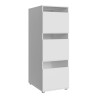Wąska szafka 50 cm do łazienki Washcab WCWM142 biały