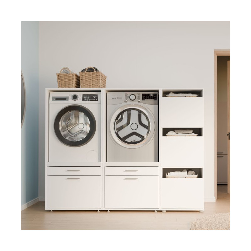 Wąska szafka 50 cm do łazienki Washcab biały