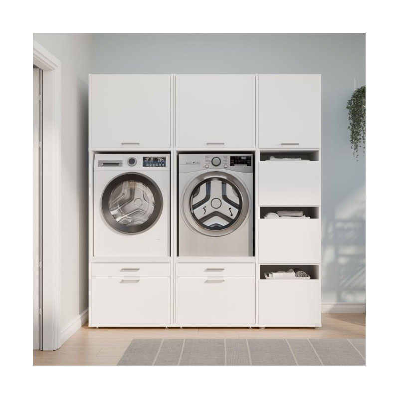 Wąska szafka 50 cm do łazienki Washcab biały