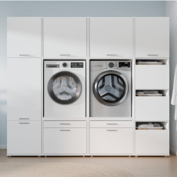 Wąska szafka 50 cm do łazienki Washcab biały