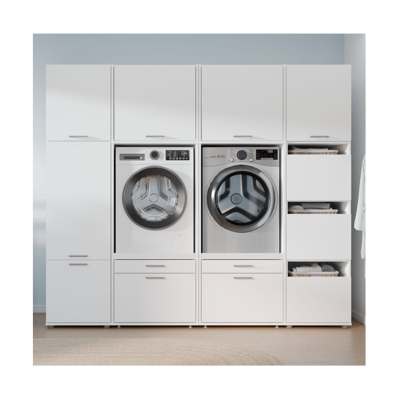 Wąska szafka 50 cm do łazienki Washcab biały