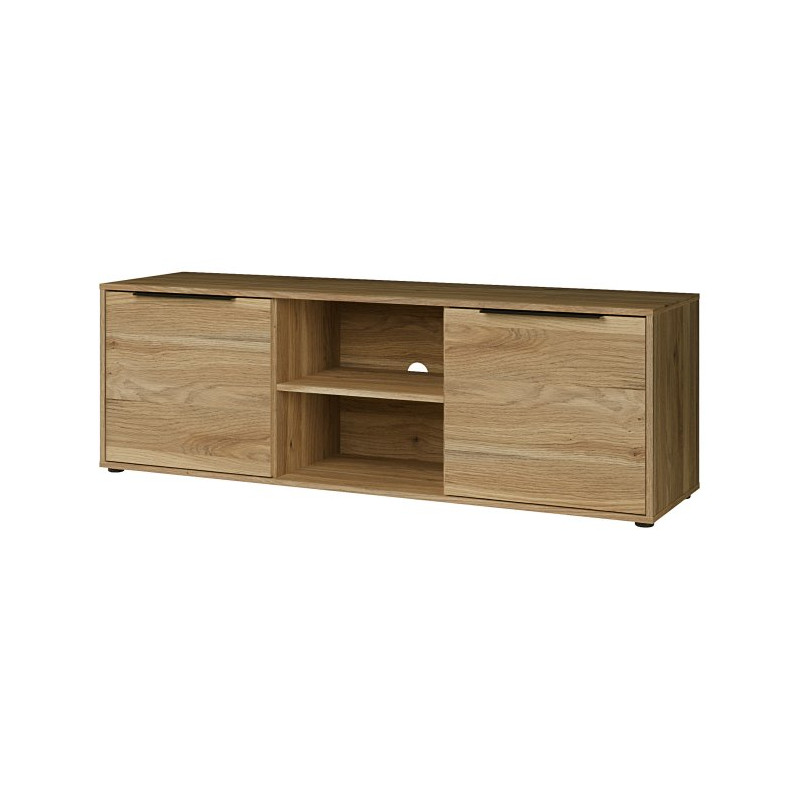 Szafka RTV 150 cm Orkney do salonu | dąb mauvella