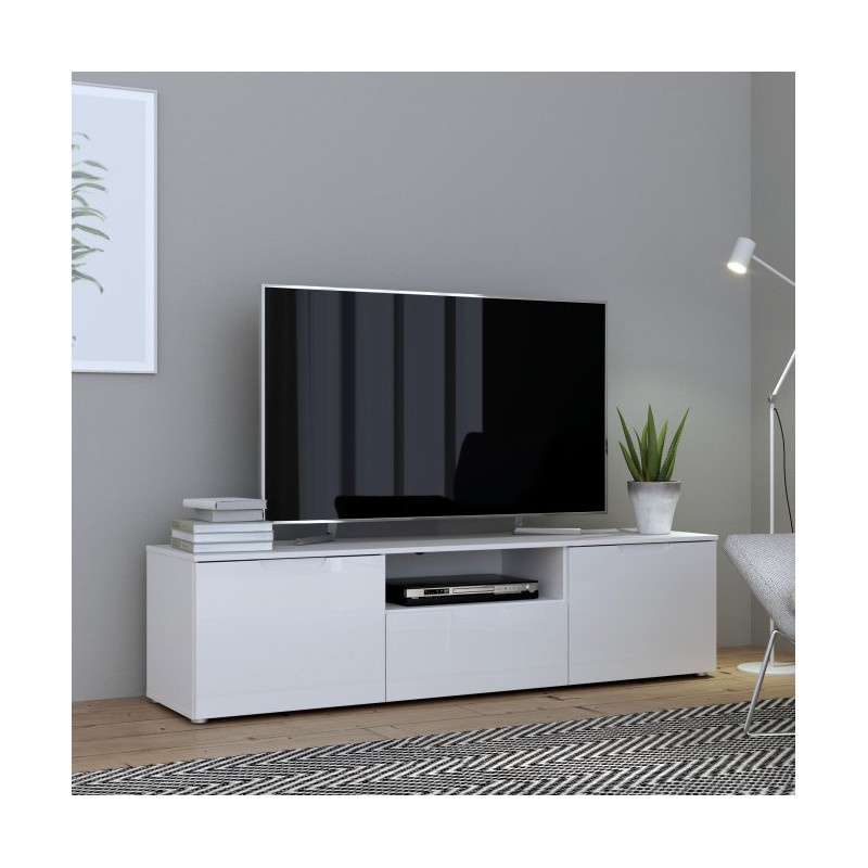 Szafka RTV nowoczesna 170 cm Sapporo – uporządkowana strefa TV