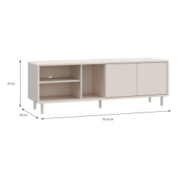 Szafka RTV 160 cm Playly do salonu | Domowanie