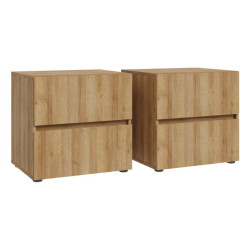 Zestaw 2 szafek nocnych 50 cm Lenybelardo do sypialni