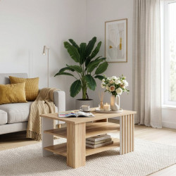 Stolik kawowy 100x60 cm Arank CFTT5242 dąb mauvella/piaskowy
