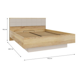 Łóżko z pojemnikiem 160x200 BLQL6161B Meble Forte