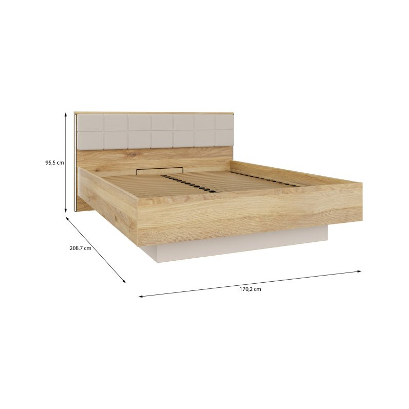 Łóżko z pojemnikiem 160x200 BLQL6161B Meble Forte