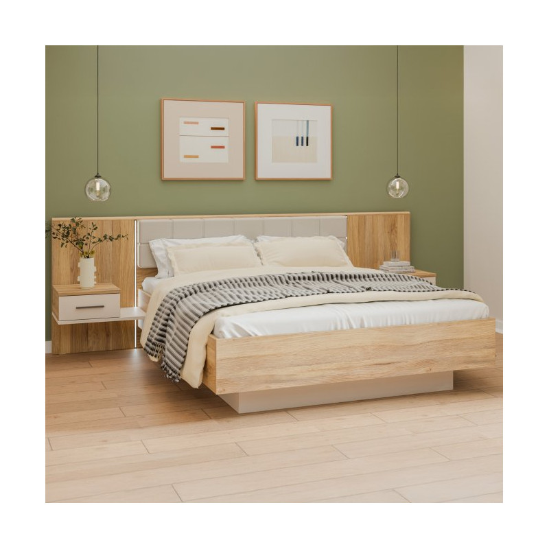 Łóżko z pojemnikiem 160x200 BLQL6161B Meble Forte