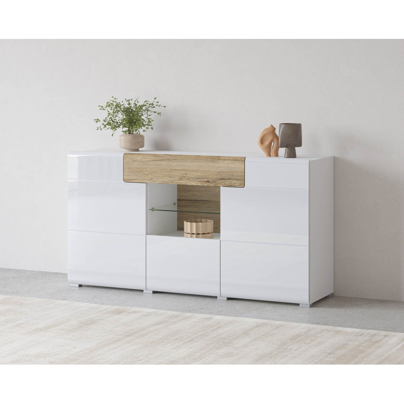 Komoda Toledo 159 cm z szufladą | Domowanie.pl