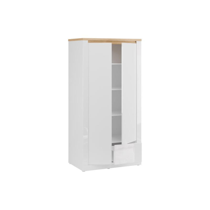 Szafa Duraoak DUKS822LB – z oświetleniem LED i połyskiem