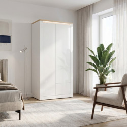 Szafa Duraoak DUKS822LB – z oświetleniem LED i połyskiem