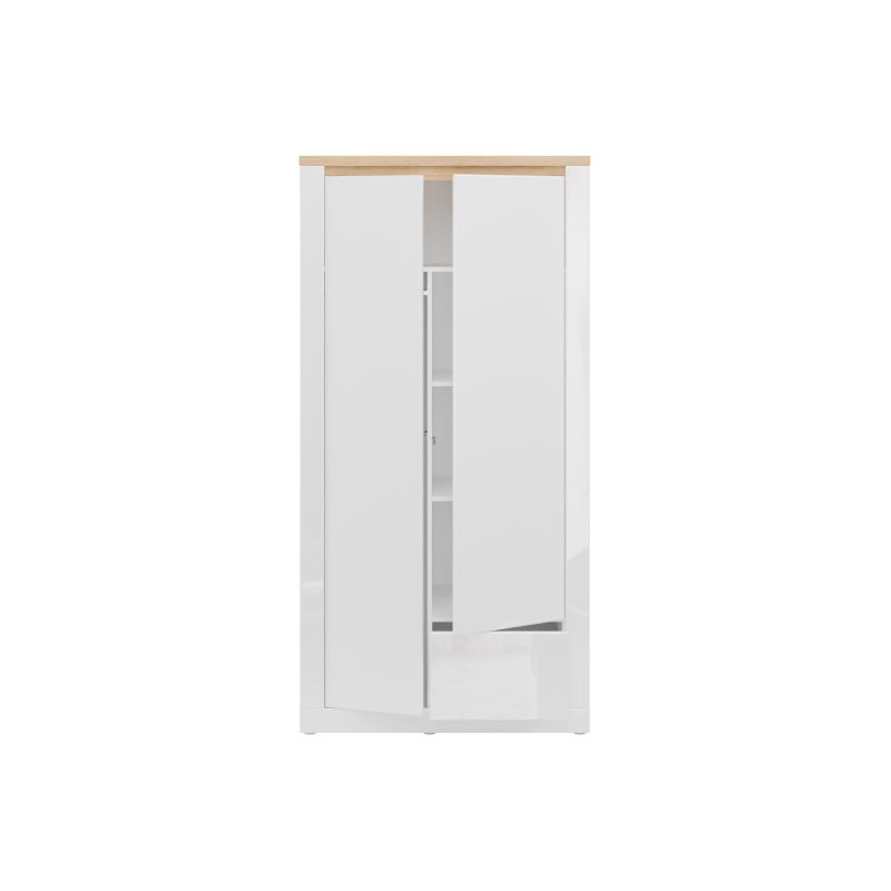Szafa Duraoak DUKS822LB – z oświetleniem LED i połyskiem
