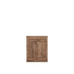 Komoda 90cm Tadeusz T2 dąb lefkas - domowanie.pl