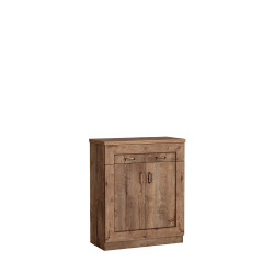 Komoda 90cm Tadeusz T2 dąb lefkas/dąb stuletni - domowanie.pl