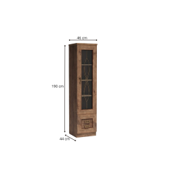 Witryna 46cm Tadeusz T10 dąb lefkas - domowanie.pl