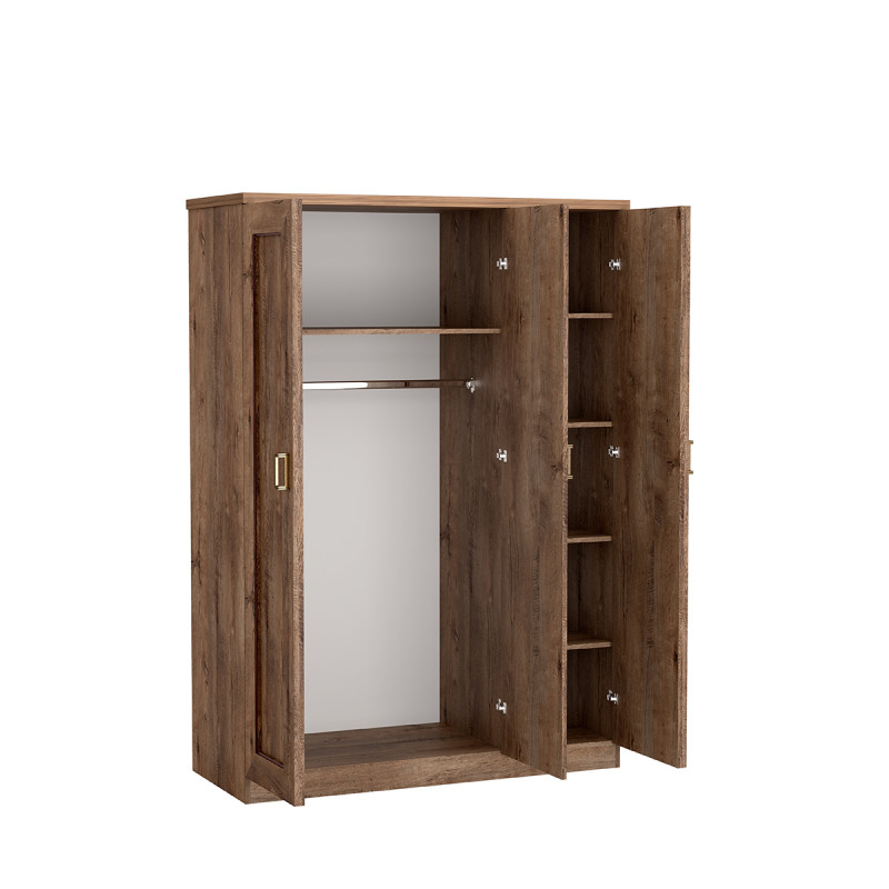 Szafa 135cm Tadeusz T15 dąb lefkas - domowanie.pl
