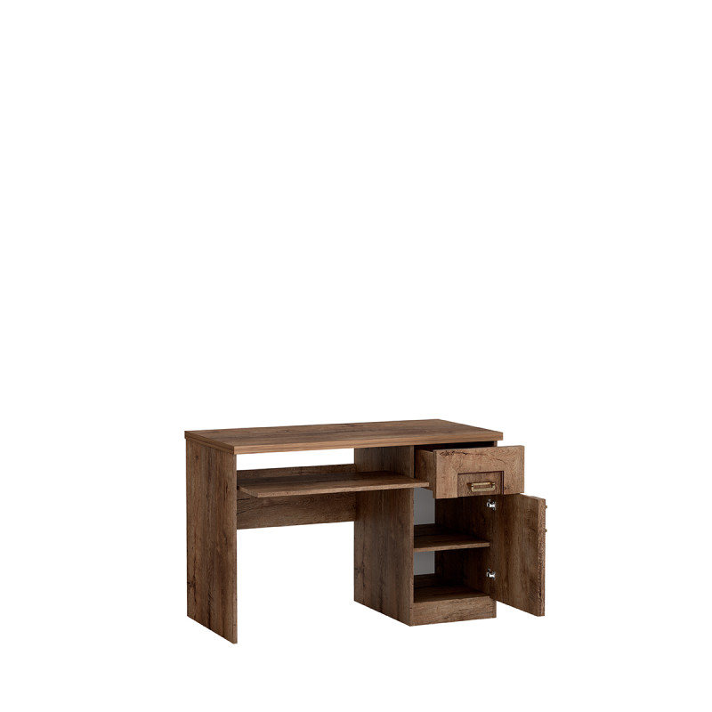Biurko 118cm Tadeusz T19 dąb lefkas - domowanie.pl