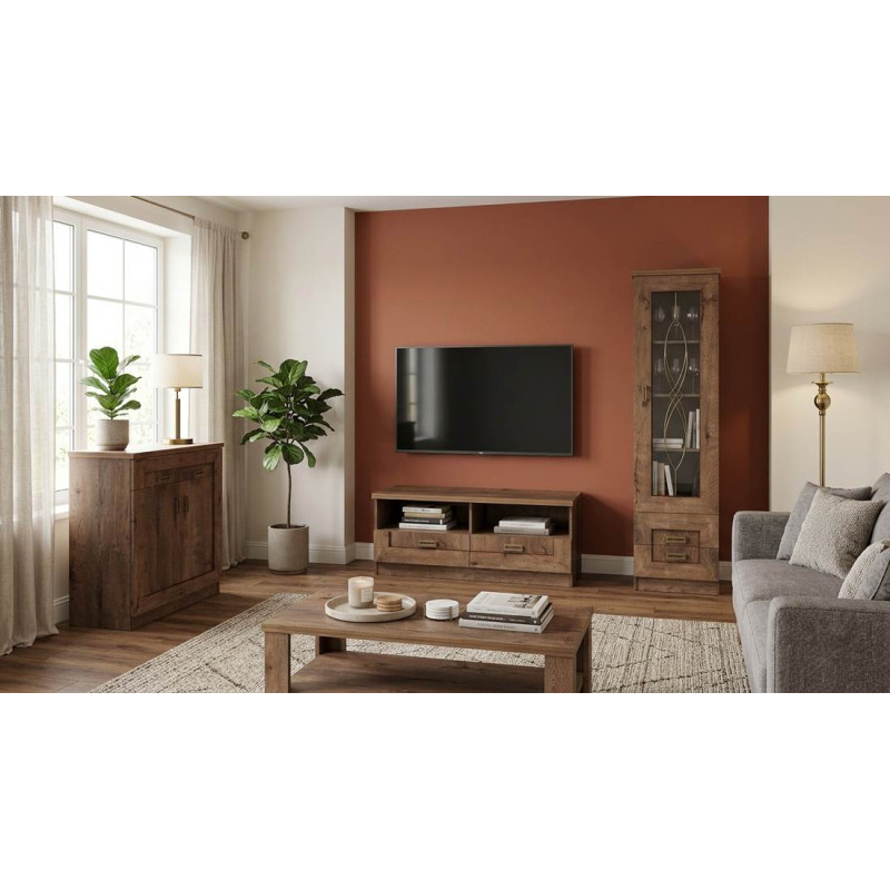 Stolik kawowy 90x60 Tadeusz T23 dąb lefkas - domowanie.pl